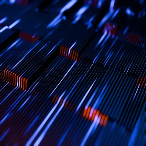 Abstract Digital Art by geo nodes