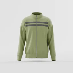 Jacket Mockup with Double Chest Stripe