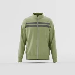 Jacket Mockup with Double Chest Stripe