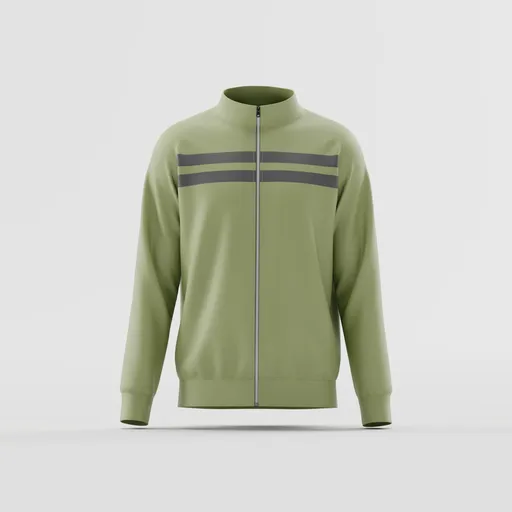 Jacket Mockup with Double Chest Stripe