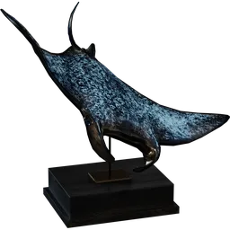 Bronze Ray Statue