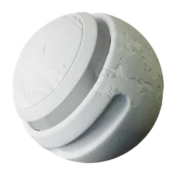 Damaged White Plaster