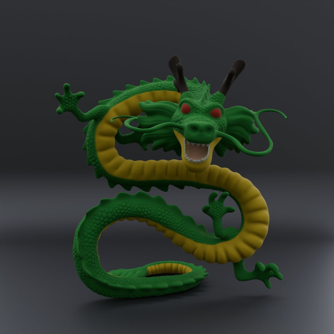 Shenron Dragon | Monsters & Creatures models | BlenderKit