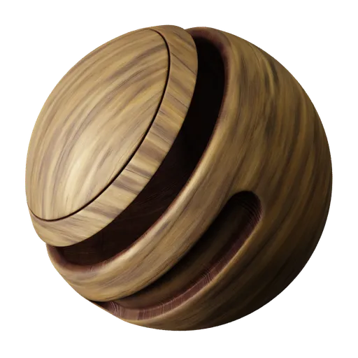 Wood Streaked Hickory