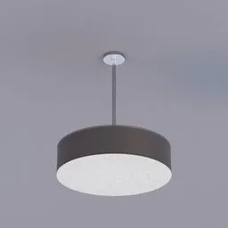 Realistic ceiling lamp 3D model with modern design, optimized for Blender rendering.