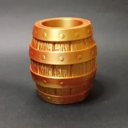 Barrel Pen holder Printable