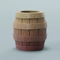 Barrel Pen holder Printable