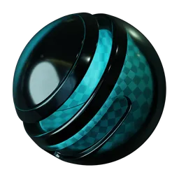 High-quality toon glass shader for 3D models in Blender, suited for multi-dimensional surfaces, with a stylized, non-realistic look.