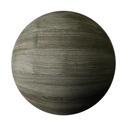 Realistic dark oak wood texture for Blender 3D PBR material rendering.