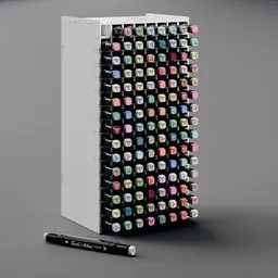 Set of Twin Markers in a Rack