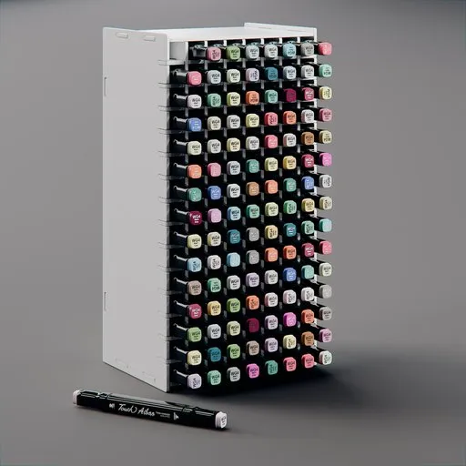 Set of Twin Markers in a Rack
