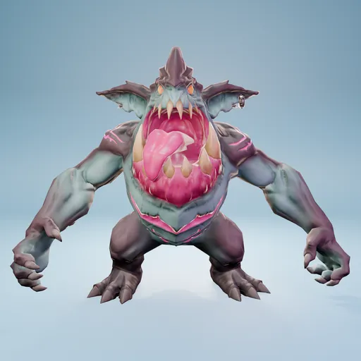 Little Monster - Rigged -LowPoly