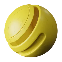 Simple Yellow Damaged Plastic