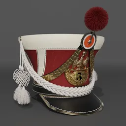 Shako of a line infantry officer