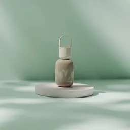 Minimal Bottle Mockup