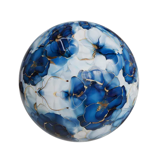 Floral marble