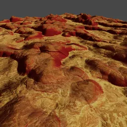 Alien Planet Mountains Tileable 8k