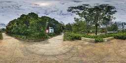 Daytime rest area trail