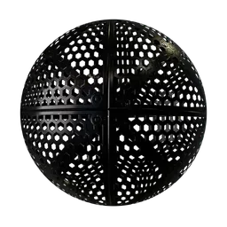 Industrial Hexagonal Scifi Grating
