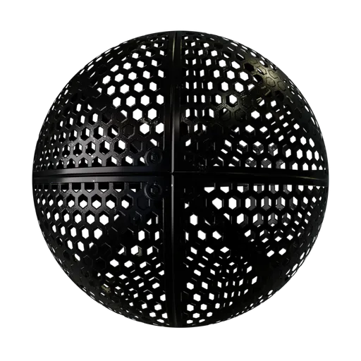 Industrial Hexagonal Scifi Grating