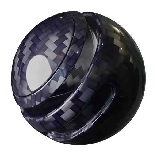 Amethyst Carbon Fibre Twill