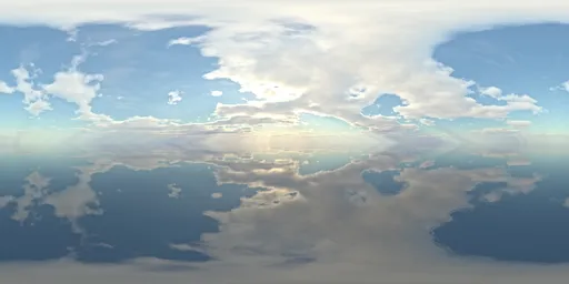 Bright cloudy sky