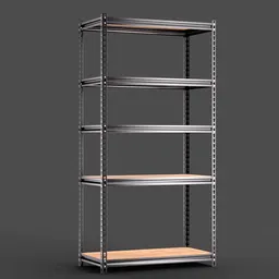 Metal/ Wood Storage Shelf