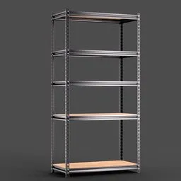 Metal/ Wood Storage Shelf