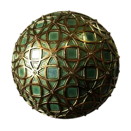 Stylized Metal And Glass