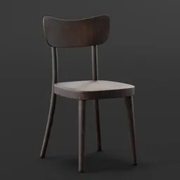 brown wooden chair