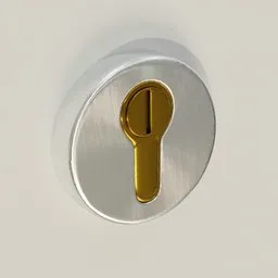 Modern Escutcheon Keyhole Cover