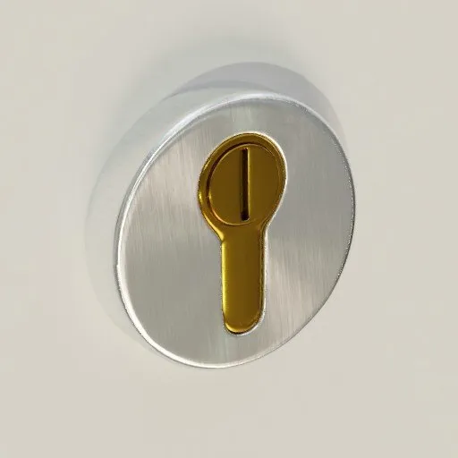 Modern Escutcheon Keyhole Cover