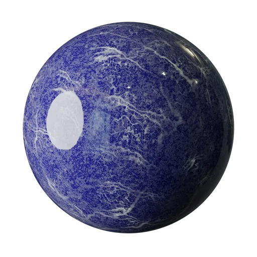 procedural white-blue marble