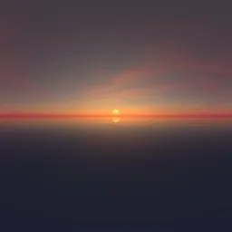 Pure sky Pink Sunset