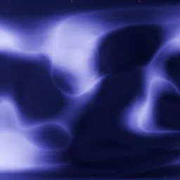 Purple Nebula in Deep Dark Space
