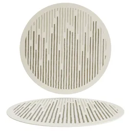 Modern Round organic Rug