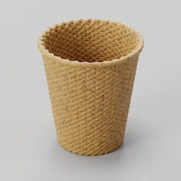 Trash Can Basket dry Bamboo