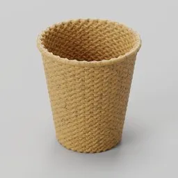 Trash Can Basket dry Bamboo