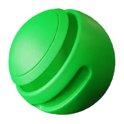 Green Textured Plastic