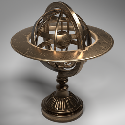 Antique Brass Celestial Globe Planet