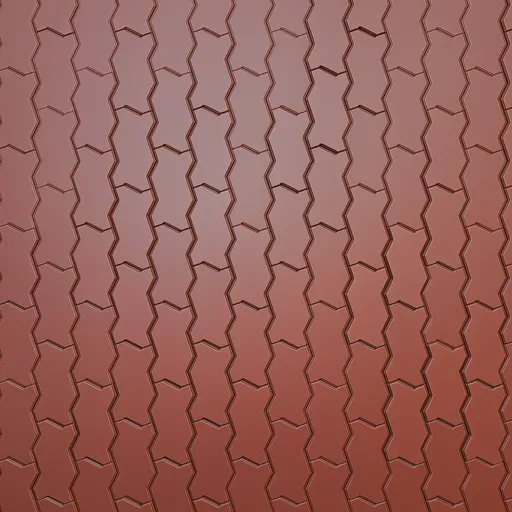 Paver Tile ZigZag
