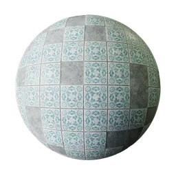 Damaged tiles