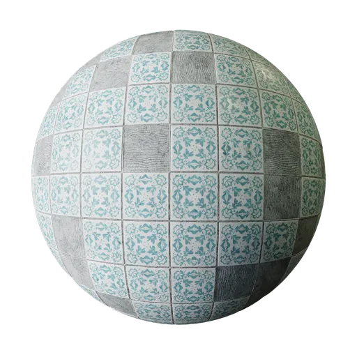 Damaged tiles