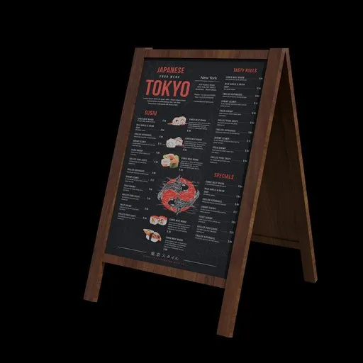 Japanese Menu Board