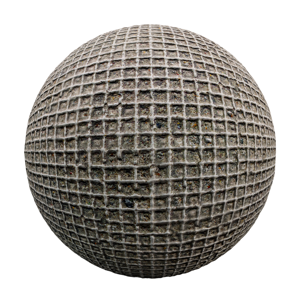 Concrete Manhole Cover FREE concrete materials BlenderKit