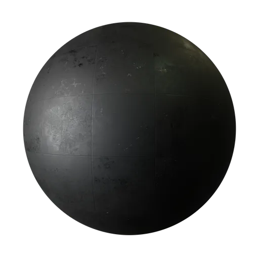 Black stone floor
