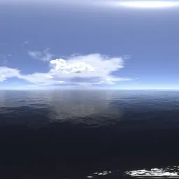 Bluesky cloud morning