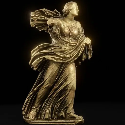 statue of Brass Chiaramonti Niobid