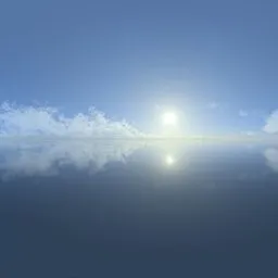 Clouds over the sea