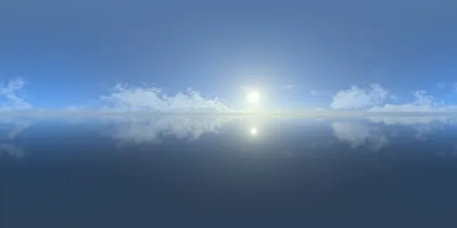 Clouds over the sea